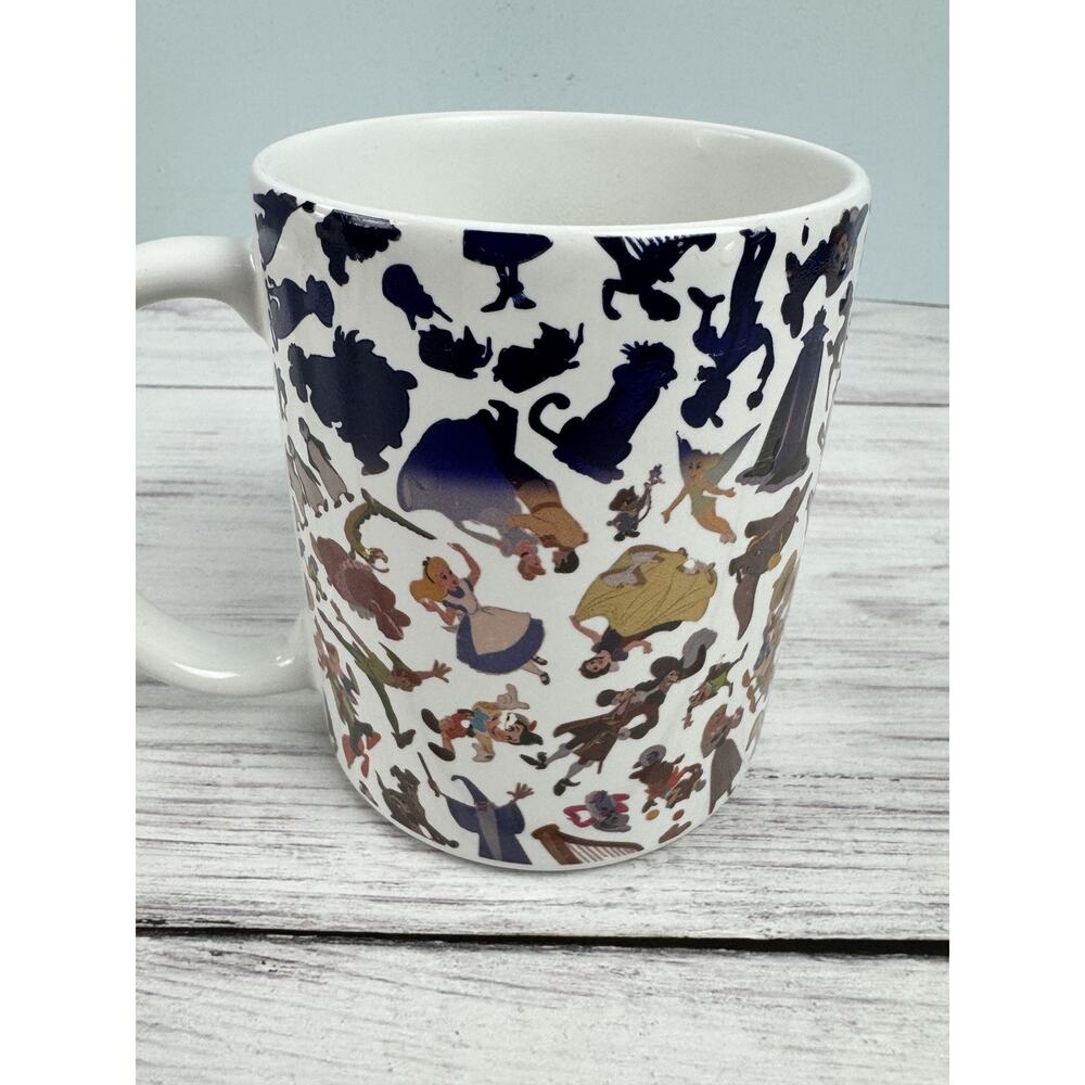 Disney‎ Ink & Paint Color Changing Ceramic Coffee Mug Cup Character Silhouettes - Picture 9 of 16